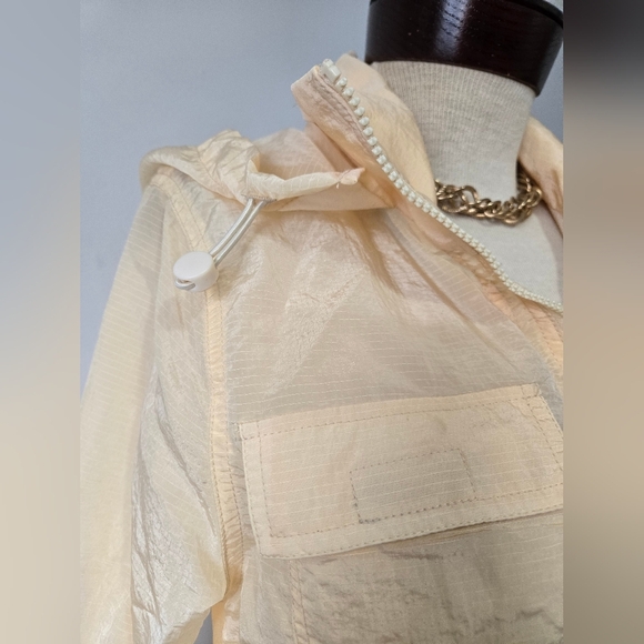 Savvi Butter Yellow Lightweight Anorak Jacket. Size Small - Picture 8 of 14